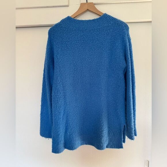 Anthropologie Blue V Neck Sweater Small - Picture 6 of 6